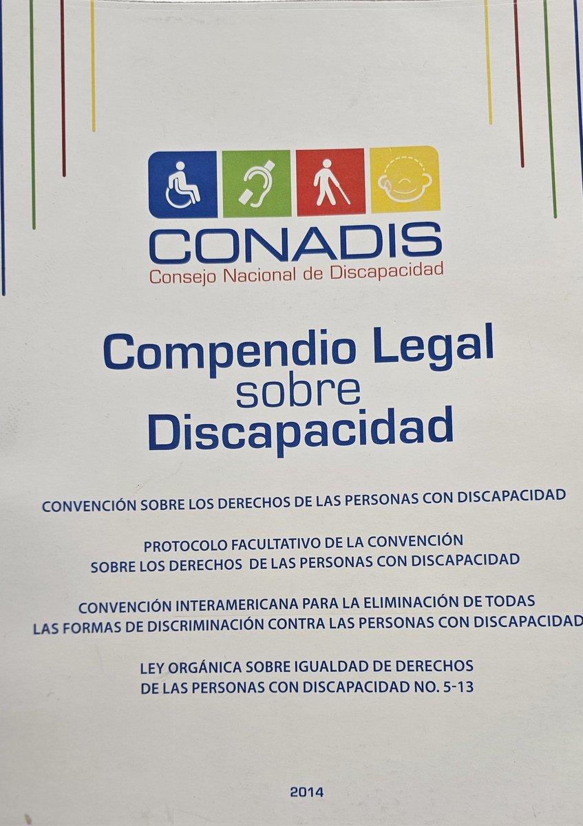 gabrielmercedez's tweet image. Compendio Legal sobre Discapacidad en su 10mo aniversario 2014-2024 #ConadisConTodos 
@ConadisRD @BennyMetz