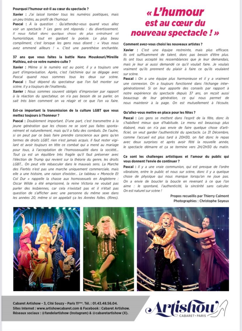 CABARET ARTISHOW tweet media
