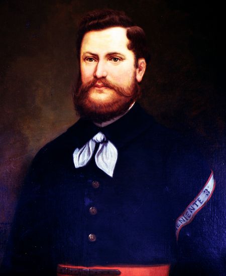 cbsantiago's tweet photo. #HombresConAlmaDeFuego
El CBS recuerda hoy a Germán Tenderini y Vacca, el Primer Mártir de la Institución. El Teniente 3° de @Sexta_Santiago murió en Acto del Servicio el 8 de diciembre de 1870, en el #Incendio del Teatro Municipal. 
@Comandantecbs
#BomberosSantiago https://t.co/PqRxa2OMyV