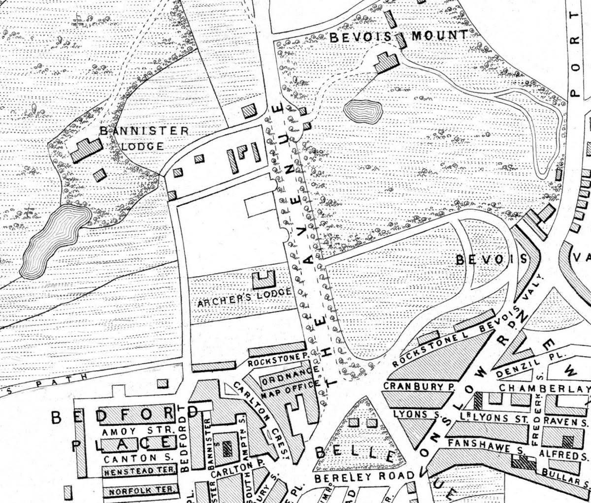 Map from around 1846