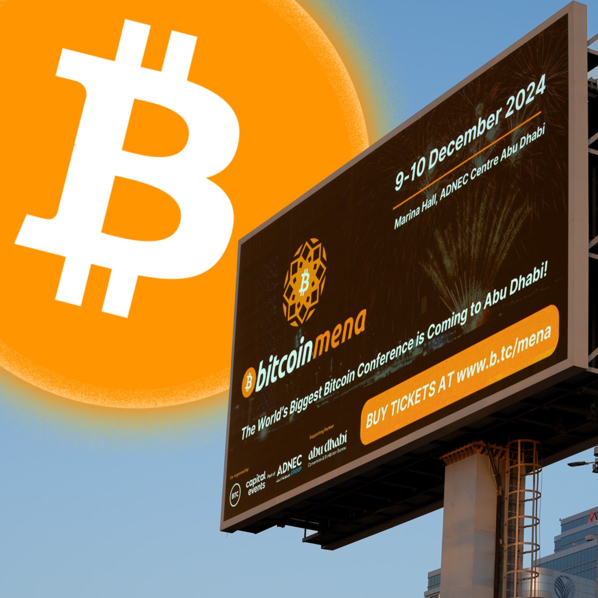 BITCOIN HIGHWAY SIGN SPOTTED IN ABU DHABI 🇦🇪