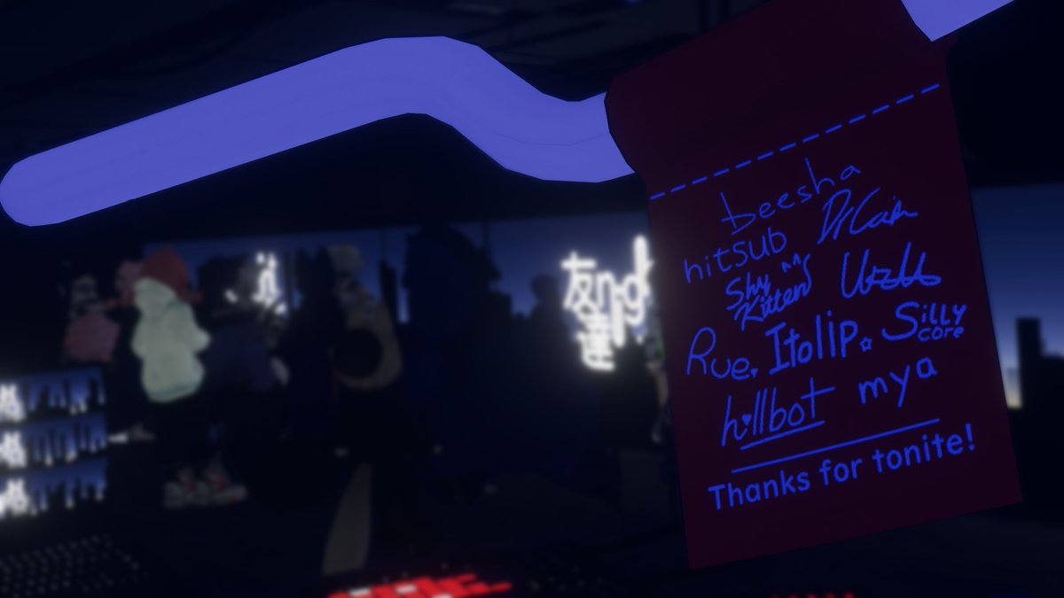 Thanks to all the tomodachi who have contributed to our night!

Halo made by <a href="/sillycorevr/">monster energy ripper</a> 
#TomodachiNight