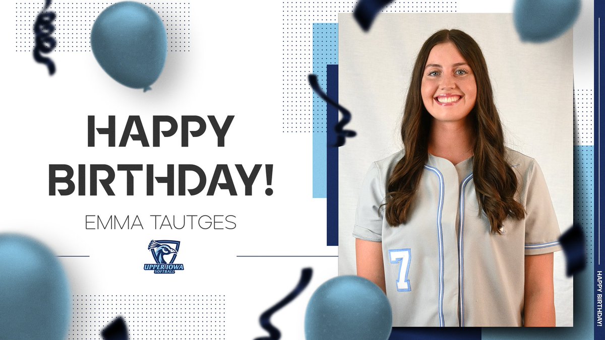 We want to wish Emma Tautges a very 𝐇𝐚𝐩𝐩𝐲 𝐁𝐢𝐫𝐭𝐡𝐝𝐚𝐲❕

#PeacockFamily  |  #FeathersUp🦚