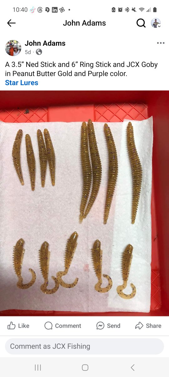 JCXFishing's tweet photo. A couple of new baits from Star Lures https://t.co/mSDsaQWbpB
