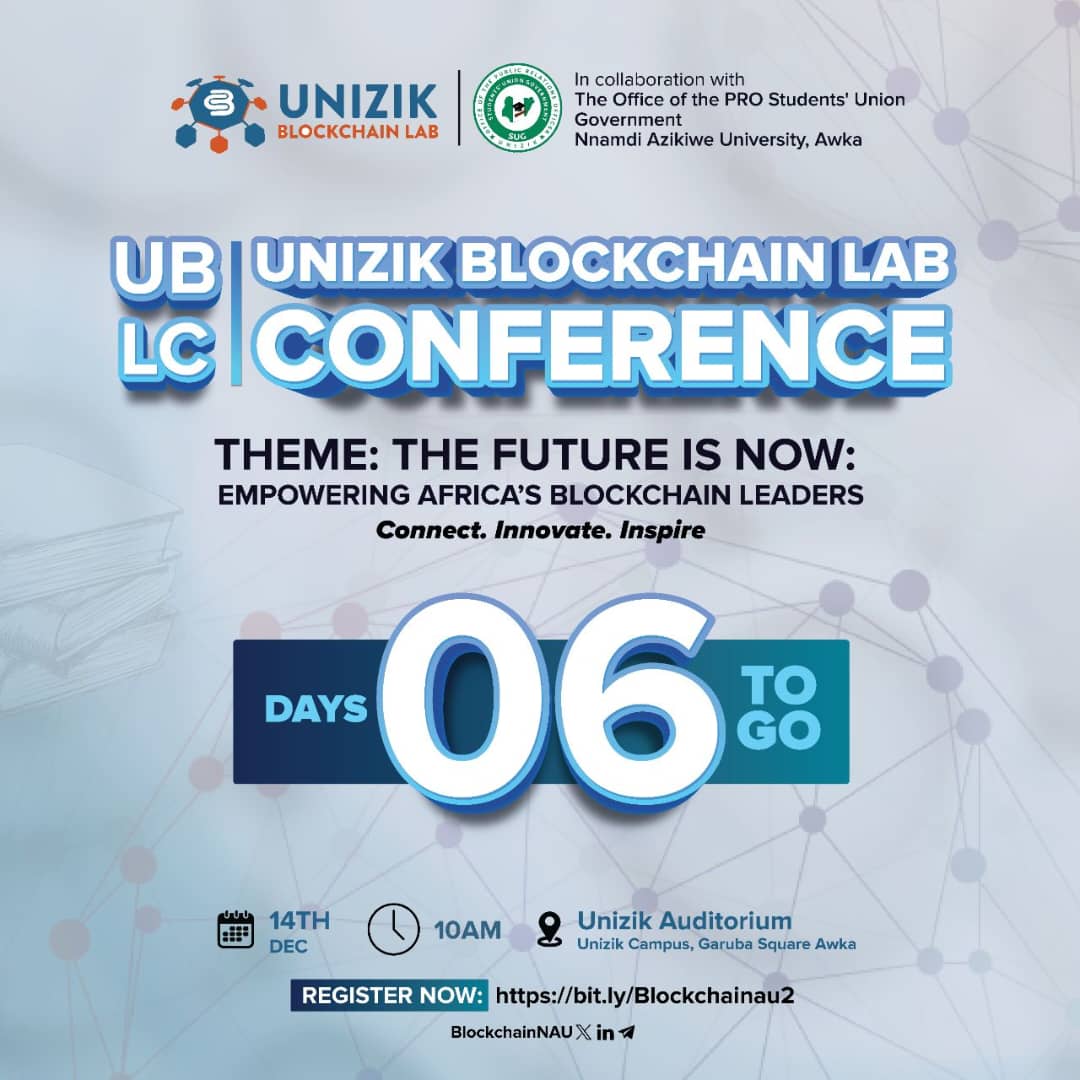 InnovativeKris's tweet photo. Africa has a huge role in blockchain adoption.

Join us at UBL Conference 2.0 and be the change Africa’s blockchain space needs!

Register here: https://t.co/m2FnxDVzsY
 
#BlockchainNAU #UBLC #BlockchainRevolution https://t.co/7qZItOMhij