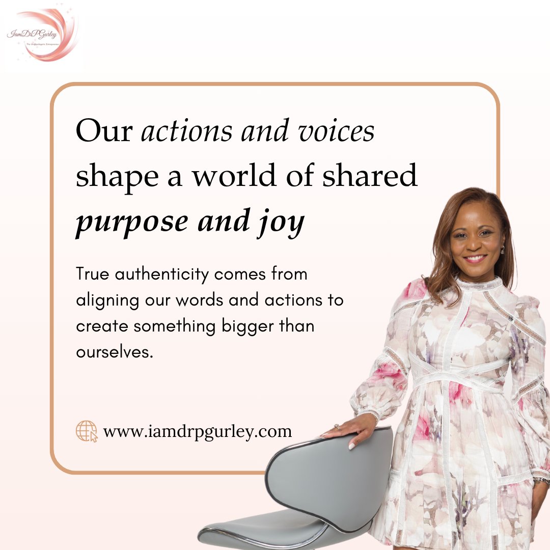 I believe we're more than what we show on the surface 🌟

Embracing our voices and purposeful actions amplifies our life's work beyond ourselves. This drives me: helping others find their voices, amplify their influence, and live authentically.

iamdrpgurley.com