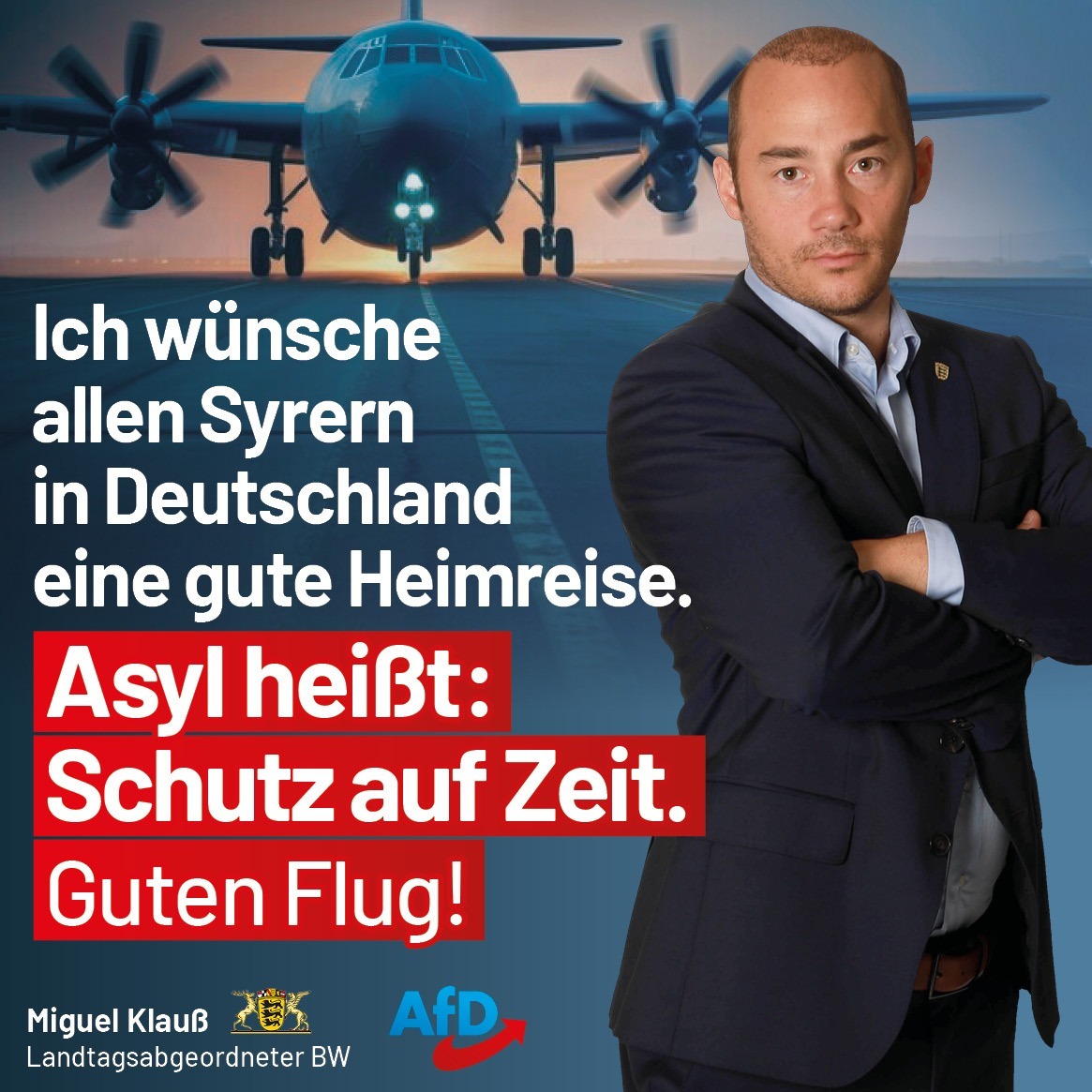 Allen Syrern die jetzt jubeln eine gute Heimreise!