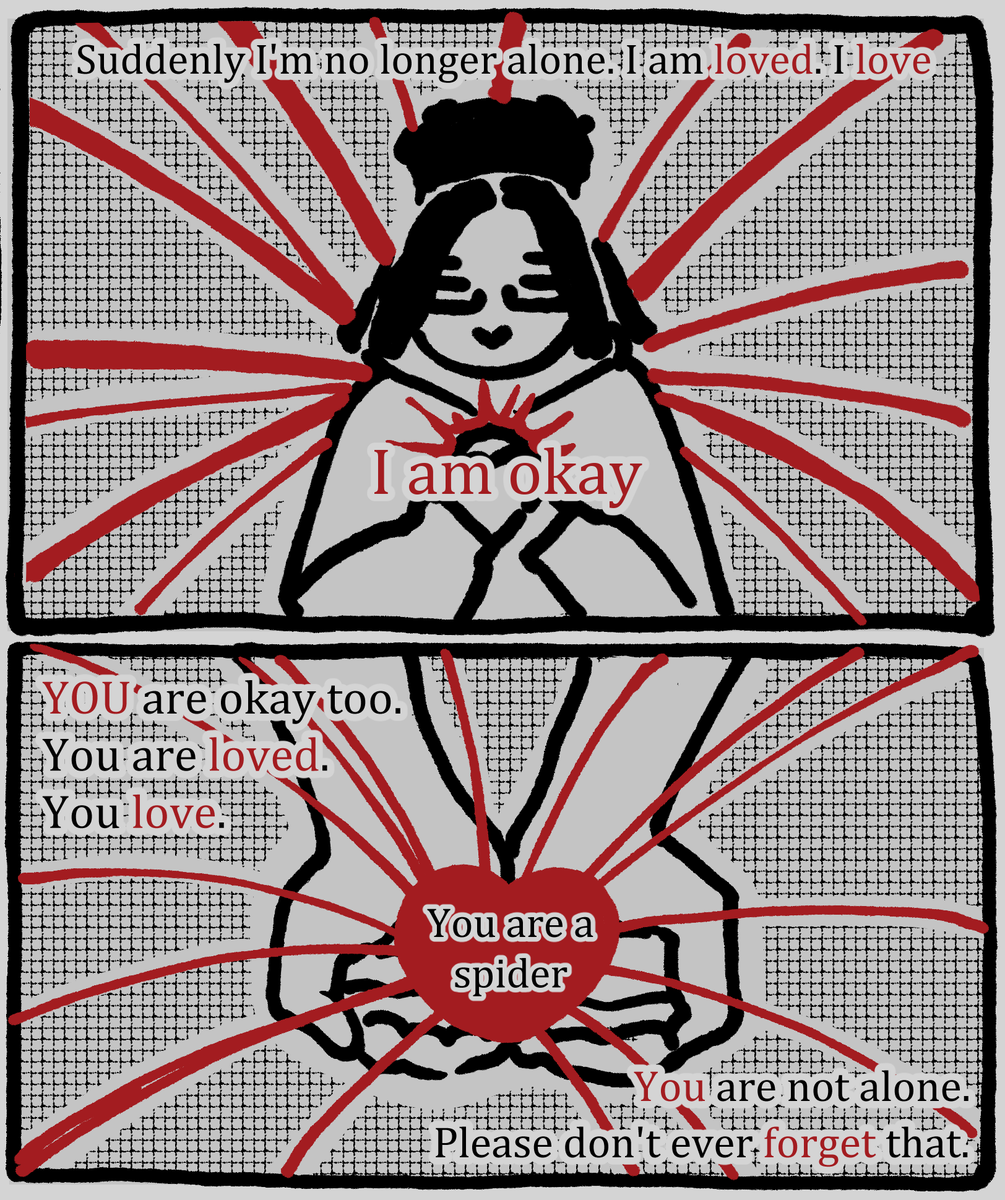 Lavettico's tweet photo. A small comic about a reminder I have to give myself sometimes. https://t.co/88qRGYx4wk