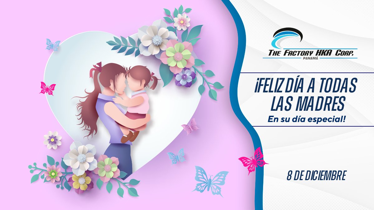 the_factorypac's tweet photo. ¡Feliz día a todas las madres en su día especial!
Hoy celebramos el amor, la dedicación y la fuerza que cada una de ustedes aporta a nuestras vidas.  Ustedes son un ejemplo de sacrificio y bondad, siempre poniendo a sus familias primero. https://t.co/5WOZ8sFHu1