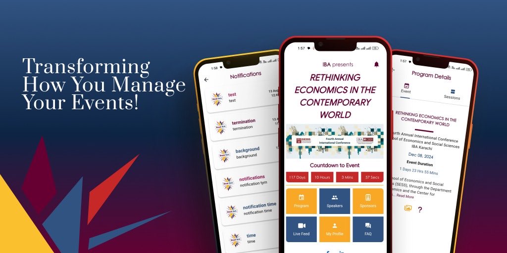AsmaHyder's tweet photo. This year, we’re going green with fully paperless experience through conference app. 🌿explore conference program while promoting sustainability. #PaperlessConference #RethinkingEconomics @IBACBER @sess_iba https://t.co/xLM1xKs2CY