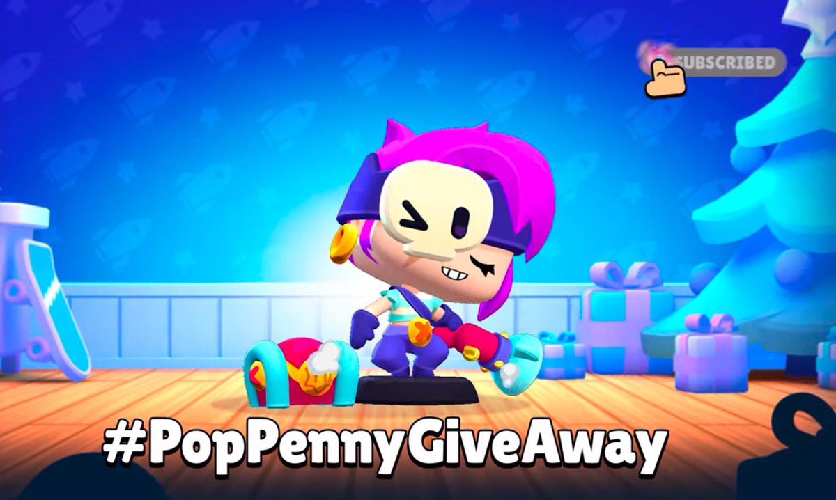 🎁¡¡ POP PENNY SKIN GIVEAWAY + Pin + Profile Icon!! 🎁
Para participar:
⭐️ Seguirme <a href="/GuilleAp19/">GuilleX</a> 
⭐️Like &amp; RT
⭐️ Comenta tu main brawler
.
.
Los ganadores de darán el 13 de Diciembre 
#PopPennyGiveaway #BrawlStars #BrawlTalk