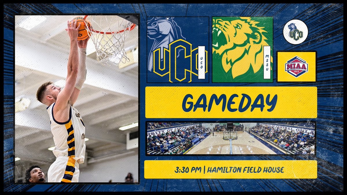 GAME DAY!

UCO welcomes Missouri Southern to Edmond for a 3:30 Sunday tilt. 

#LetsRoll