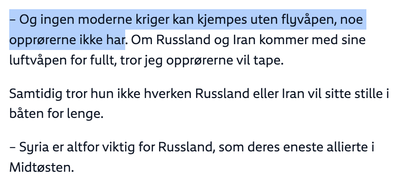 PaulRefsdal's tweet photo. @prebenjordal ... og la oss ikke glemme Hilde Henriksen Waage sin dype militære ananlyse 🙄 (Tell that to the Taliban) https://t.co/RSASuKgsEm