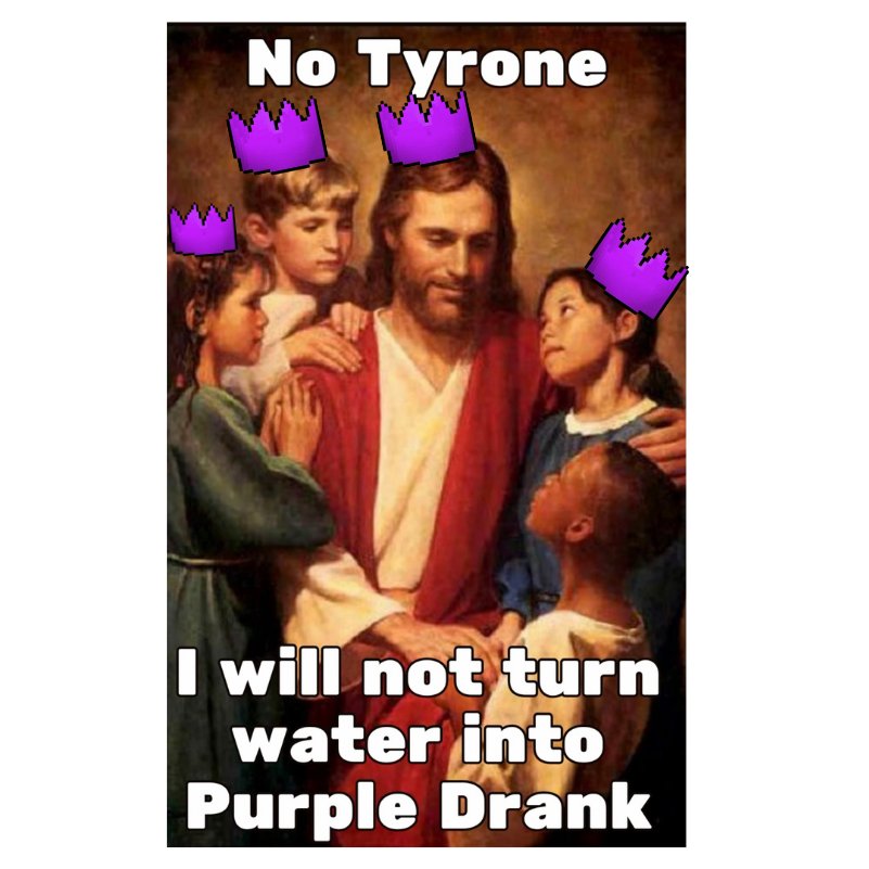 purppartyhat's tweet photo. Tyrone thirsty 4 that purp syrup $uwu https://t.co/1OloEvdU5C