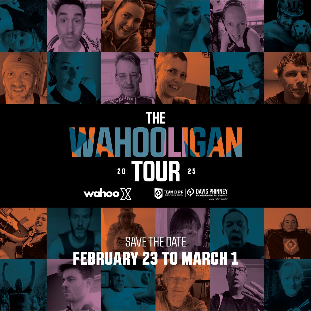 Wahoo (@wahoofitness) on Twitter photo Seven epic stages. One incredible cause. 🤩
Save the date, because the Wahooligan Tour is back! Join us on Sunday, February 23 - March 1, 2025, for this year’s virtual challenge to support the @davisphinneyfnd! Seven epic stages. One incredible cause. 🤩
Save the date, because the Wahooligan Tour is back! Join us on Sunday, February 23 - March 1, 2025, for this year’s virtual challenge to support the @davisphinneyfnd!