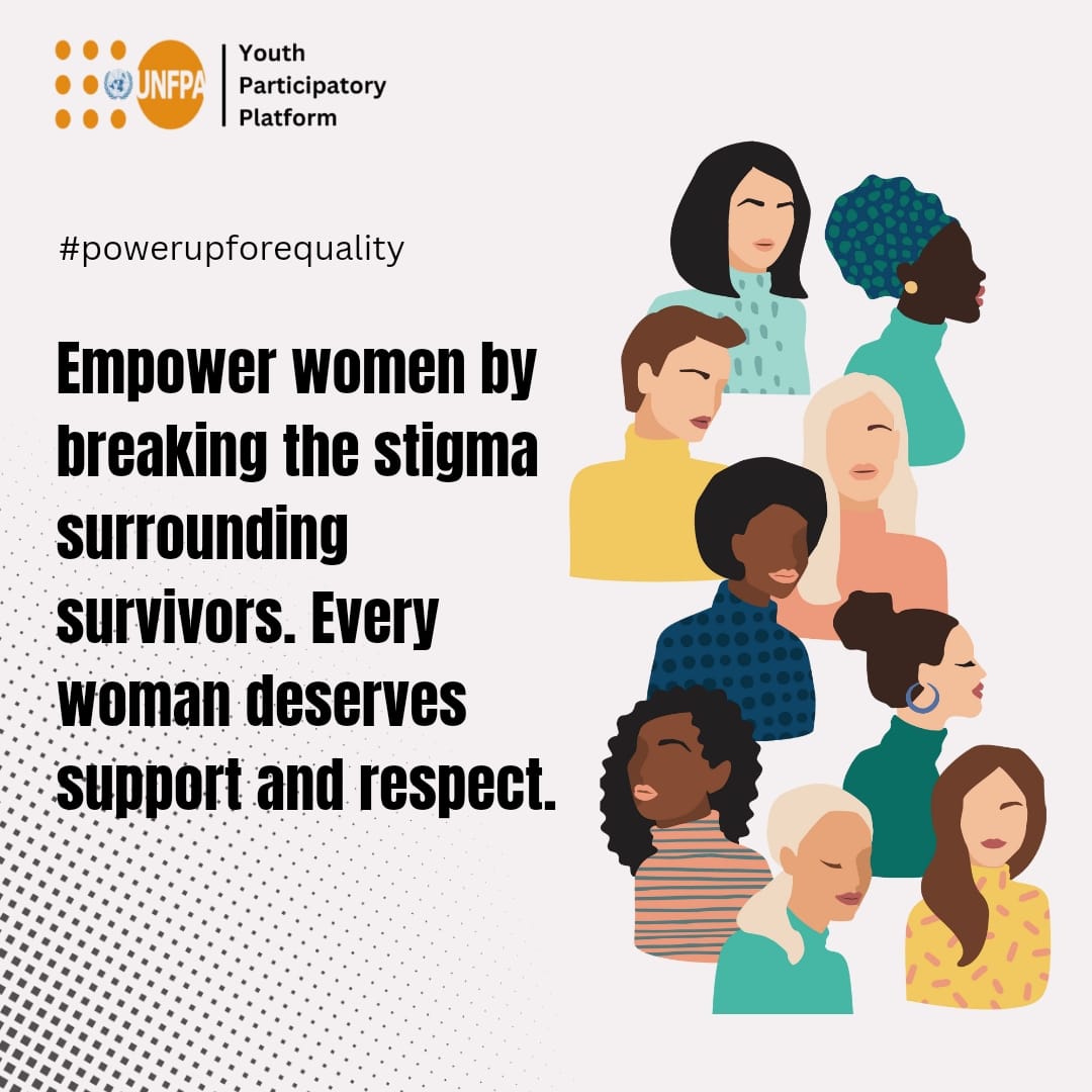 UnfpaYPPNigeria's tweet photo. Let's stand together to end the cycle of shame and support every survivor, regardless of gender.
#powerupforequality
#unfpanigeria
#unfpaypp
#endstigmatization https://t.co/f2lGUlS01q