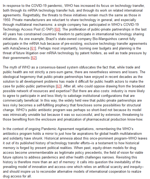 Jaume Vidal (@onadaexpansiva) on Twitter photo #PublicHealth Technology transfer, intellectual property, and the fight for the soul of <a href="/WHO/">World Health Organization (WHO)</a> journals.plos.org/globalpubliche… @mellabarb <a href="/PLOSGPH/">PLOS Global Public Health</a> cc <a href="/ThiruGeneva/">Balasubramaniam</a> #PublicHealth Technology transfer, intellectual property, and the fight for the soul of <a href="/WHO/">World Health Organization (WHO)</a> journals.plos.org/globalpubliche… @mellabarb <a href="/PLOSGPH/">PLOS Global Public Health</a> cc <a href="/ThiruGeneva/">Balasubramaniam</a>