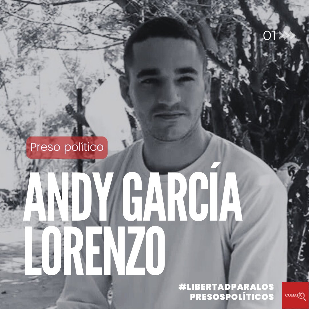 CubalexDDHH's tweet photo. 🚨 #AlertaCubalex | El #PresoPolítico Andy García Lorenzo, manifestante del #11J, cumple 11 días en huelga de hambre en la prisión de Guamajal, en #SantaClara.

📌 Su hermana, Roxana García Lorenzo, denunció a través de una publicación en Facebook que Andy inició la huelga para exigir la devolución de cartas personales que le fueron arrebatadas, en una nueva violación a su derecho a la correspondencia. 👇

https://t.co/fQhw5ixtX9 

📌 El estado de salud de Andy es alarmante: tiene los ojos hundidos, ojeras marcadas, una notable delgadez y dificultad para hablar debido a la debilidad extrema, según describió su madre tras la última visita familiar.

📌 A pesar de haber cumplido gran parte de su condena, se le niega el derecho a la libertad condicional, una práctica recurrente utilizada para castigar y prolongar el encarcelamiento de los presos políticos.

📌 Sus padres se encuentran hoy frente al penal, exigiendo información sobre su estado de salud y atención médica inmediata.

🆘 La vida de Andy García Lorenzo está en peligro. Permanece sometido a condiciones inhumanas y es víctima de violaciones sistemáticas de sus derechos fundamentales.

📢 Ayúdanos a denunciar y exigir su liberación inmediata.

#JusticiaParaAndy #DerechosHumanos #LibertadParaLosPresosPolíticos #SOSCuba