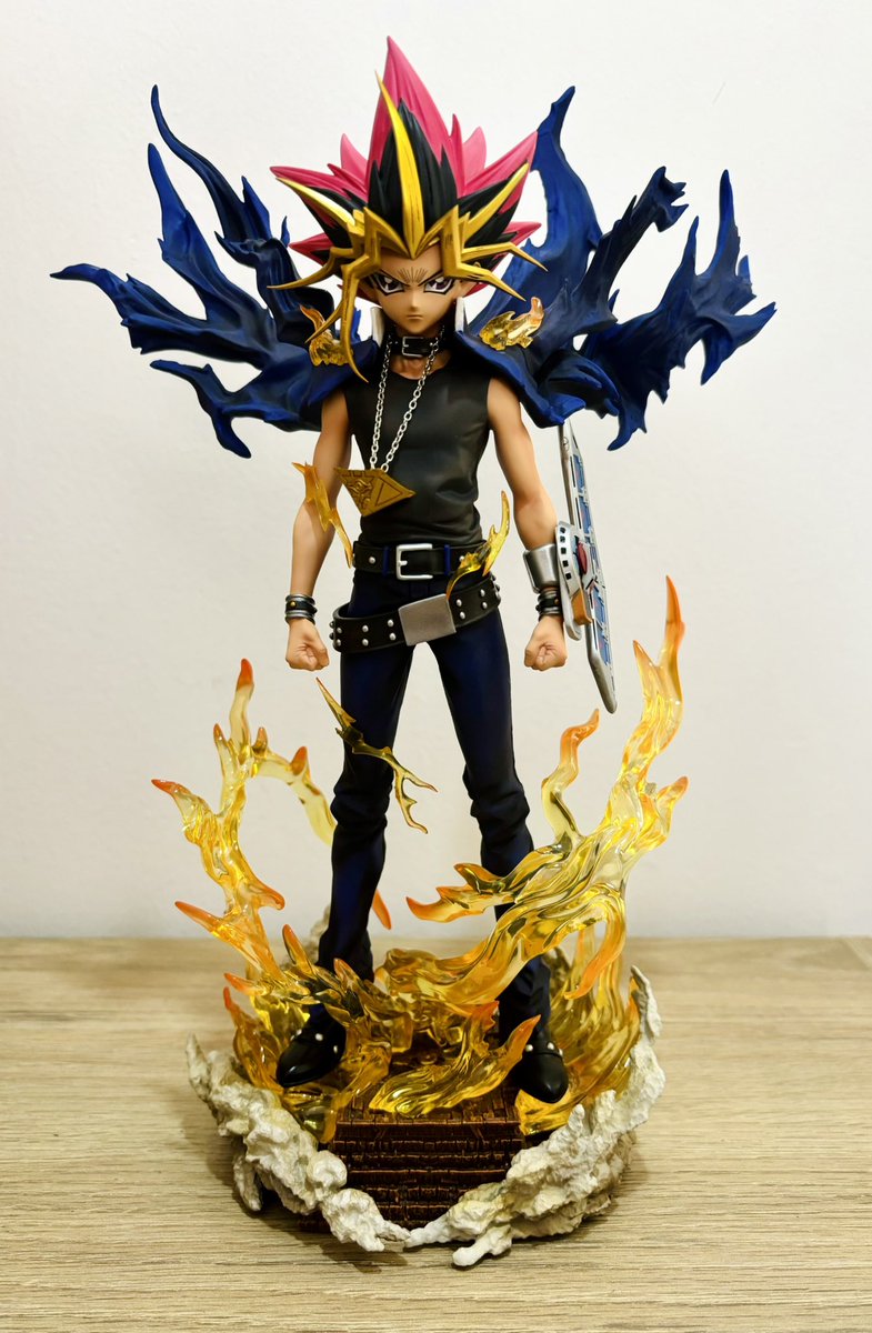 mutoyugiswife's tweet photo. MA BOY IS HERE 🥹💜

I got the Aftershock Atem resin and I’m so happy with him, he looks gorgeous 🥰 https://t.co/2fTj4l2iNZ