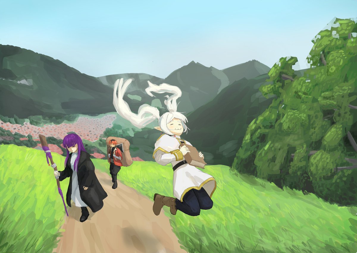 Artkai_'s tweet image. Frieren is doing a lil bit of hiking !!

#Frieren