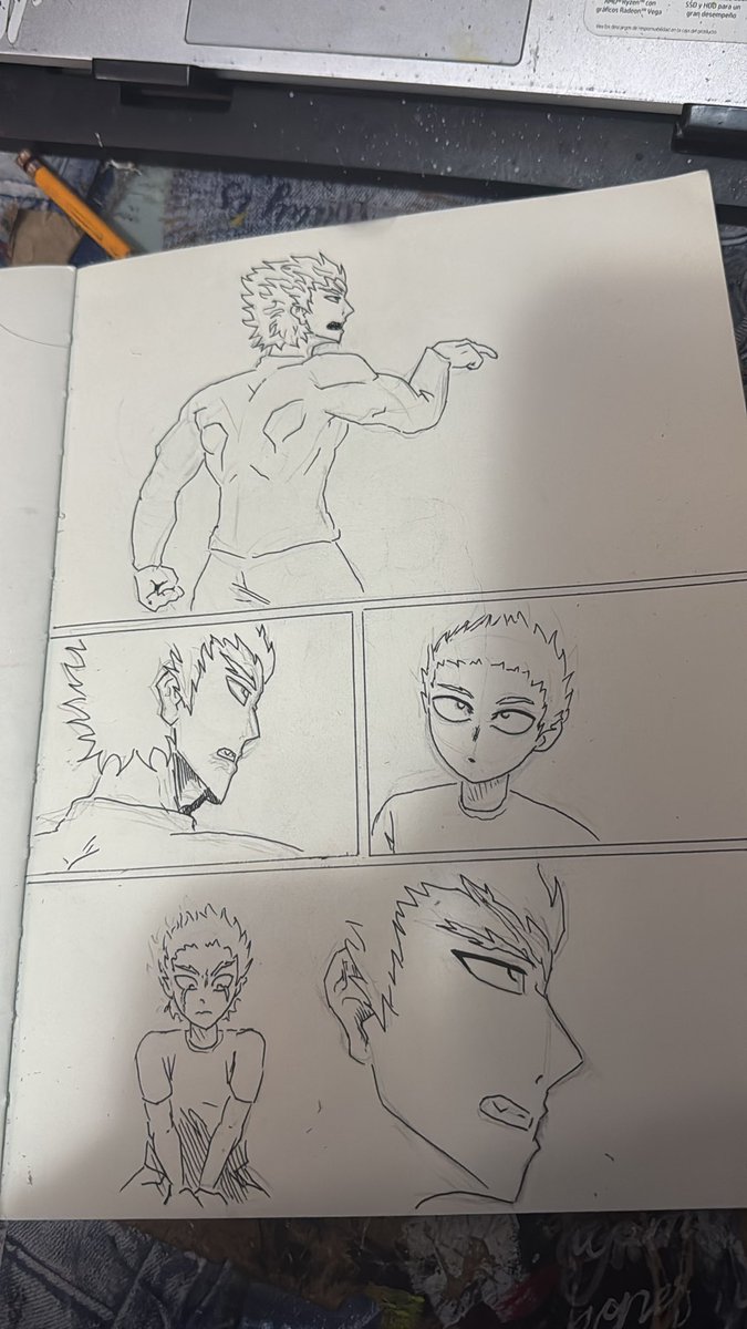 KM_miguelrandom's tweet photo. Para los que están al día con los capítulos del fanfic, tal vez reconozcan esta escena, pero si no dejen les paso el contexto; El rebelde hijo de Garou se peleó en la escuela, pero en vez de hacer lo mismo que hacían con el de niño, lo defendió sin importar nada.
#UsagiyamaGarou https://t.co/4ASabKEJYO