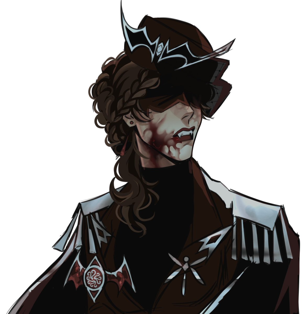 haru_nxn's tweet image. vampire wife… 
(this is not an original design)
#melly #plinius #entomologist #idv #identityV