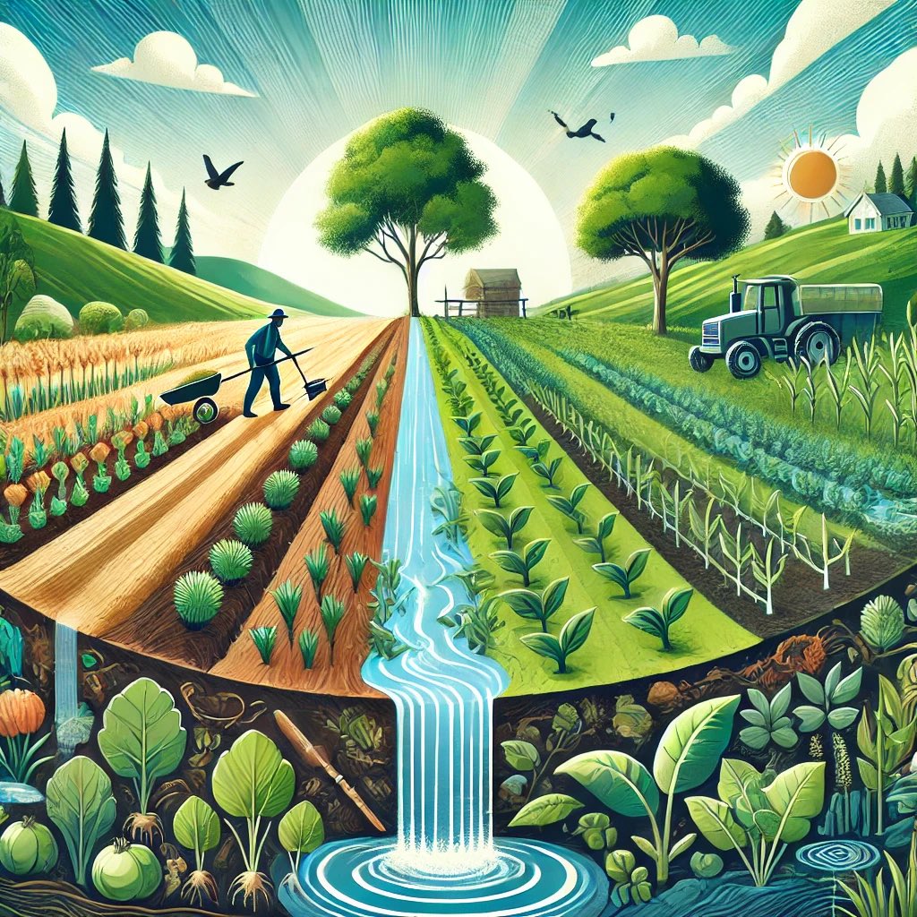 GuardianForSoil's tweet photo. How can regenerative agriculture thrive when destructive practices dominate? 🌱 Panelists at #COP16 explored solutions like restoring degraded lands, scaling up best practices, and ensuring funding for land restoration. Together, we can create a sustainable future! 🌍 #SoilFirst https://t.co/IJnzLSXuui