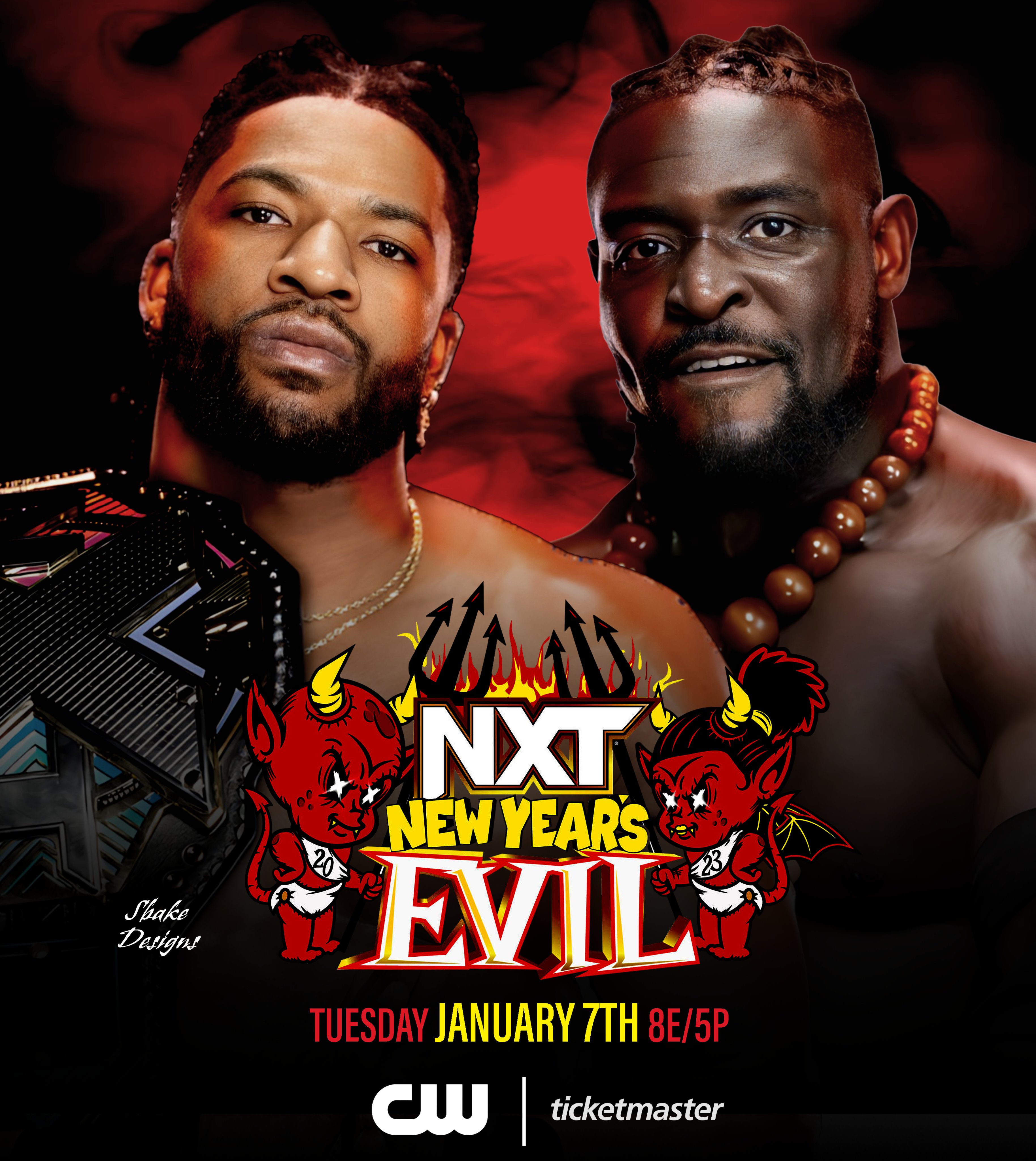 Cartelera NXT New Year's Evil 2025 TIM Wrestling