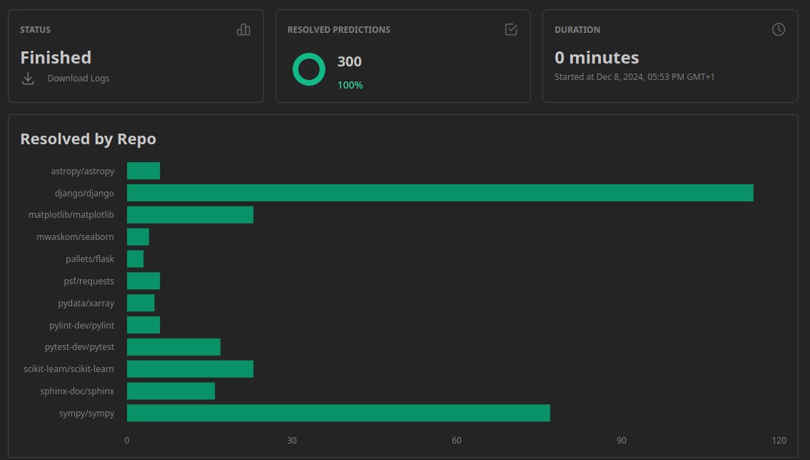 Moatless EvalTools now caches predictions, so you get instant feedback on already evaluated patches. Try it at eval.moatless.ai and let me know if you have suggestions for improvements!
