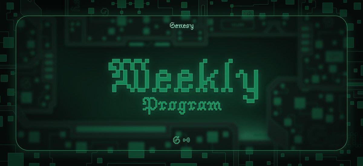 GenesyHL's tweet photo. > Genesy Weelkly Program
9 → 15 December 2024

📚 V2 documentation update:
The updated documentation will include: More detail on the Genesy ecosystem and how it works. Graphics, visuals and animations to present the project in an attractive and comprehensive way.

🎉 Announcement of the usefulness of the waiting list:
Revealing and implementing some of the benefits associated with waiting list participants.

🔧 Reveal of Genesy chip components:
Animated showcases of all Genesy chip components will be unveiled throughout the week.

🎨 UI/UX Reveal:
 First glimpse of the Genesy (animated) user interface and experience, highlighting seamless design and interactivity.

🤝 Genesy Community Program:
Launch of an initiative to foster active engagement and collaboration with other projects present on Hyperliquid within the community.

🔗 Genesy Referral program:
 Introduction of a referral system to reward users who bring new members into the ecosystem.

> More info on Telegram: https://t.co/T04gHdMbsJ

Stay tuned as Genesy evolves and delivers a week's worth of exciting developments!