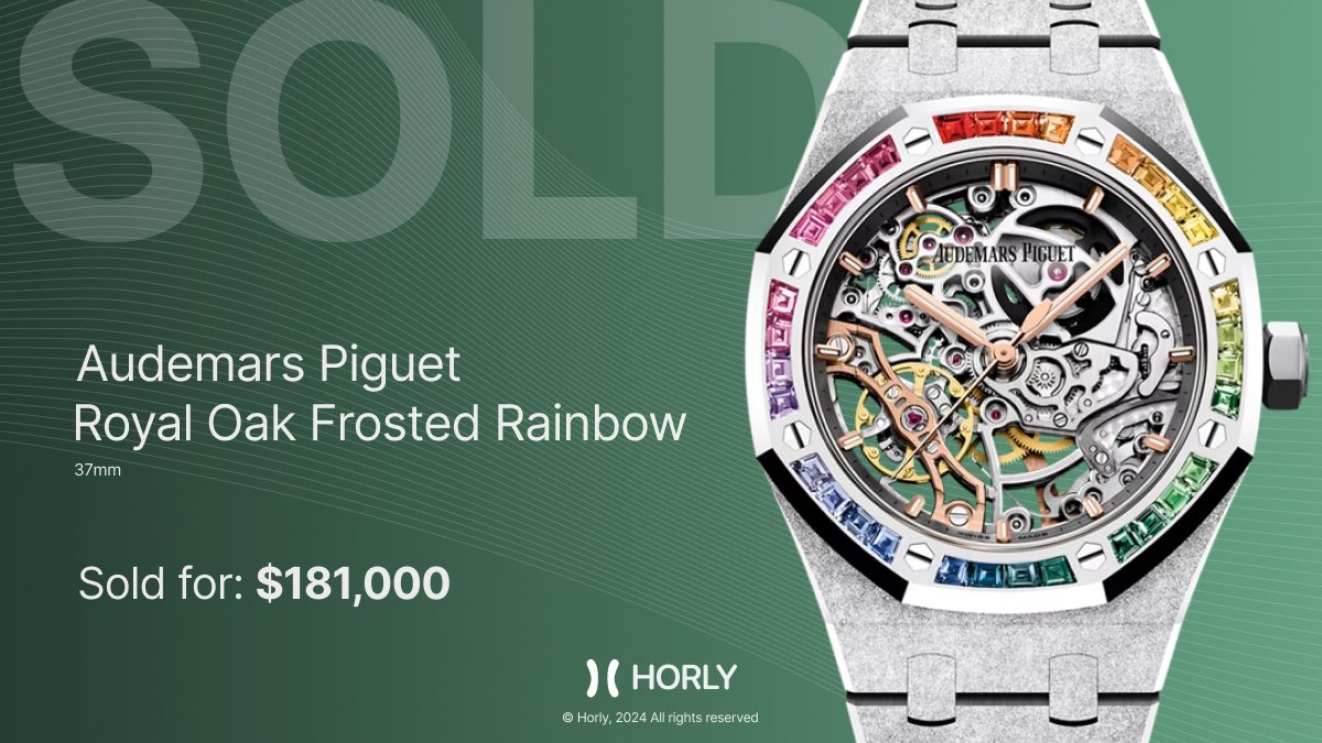 horlyapp's tweet photo. 𝗡𝗲𝘄 𝗯𝗶𝗴 𝘀𝗮𝗹𝗲𝘀 𝗳𝗿𝗼𝗺 𝗛𝗼𝗿𝗹𝘆! 💚

We’re thrilled to share that last month during our TestFlight phase, 4 Audemars Piguet were successfully sold through our app, generating a total of $535,000 in sales.

It’s officially Audemars Piguet season on Horly, and we’re just getting started. 

Thank you to our early users for your trust and for being part of this journey.