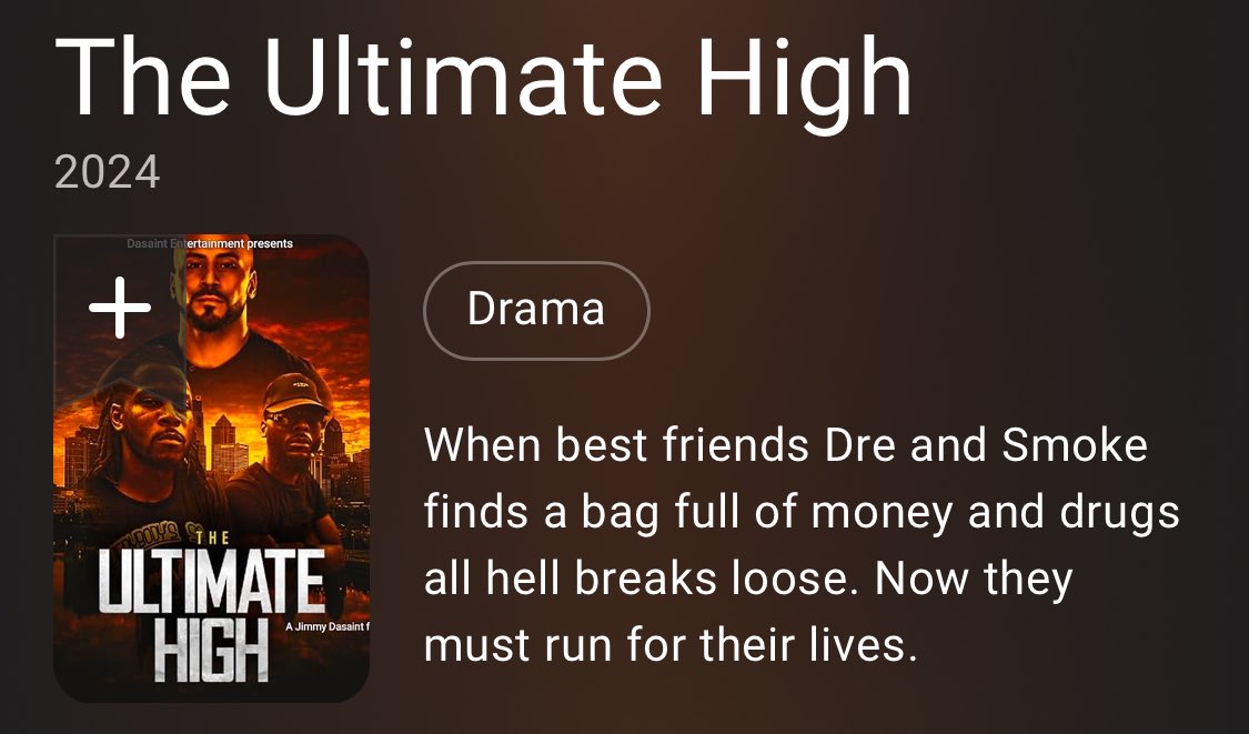 DaVoiceOfPhilly's tweet image. ! 🎬✨ Catch my song 'DESTINED' in the credits of the incredible film #UltimateHigh. written and directed by none other than @jimmydasaint1 … Big thanks to the amazing cast, and crew! Are you ready? #ImageDaVoice #Tubi #ImDb