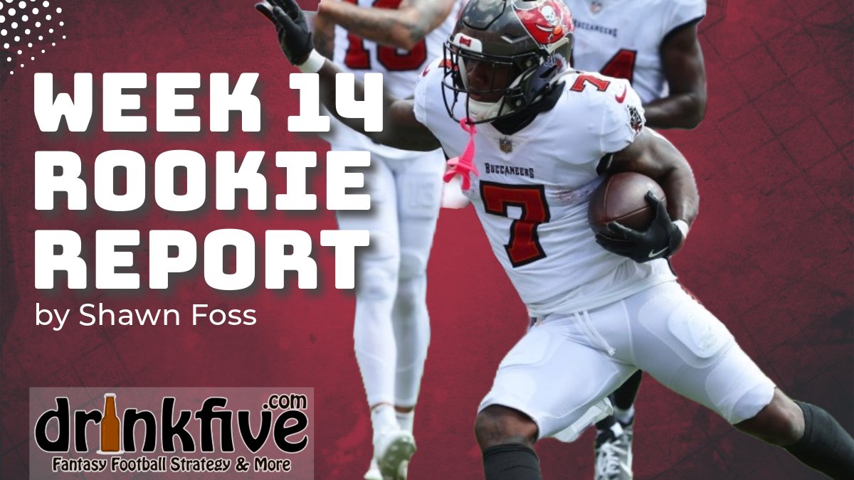 Week 14's rookie report is live now on the site! Check out the latest analysis before making your lineups final on this all-important week before the #fantasyfootball playoffs. Cheers, <a href="/Shawn_Foss/">Shawn Foss</a>!

drinkfive.com/fantasy-footba…