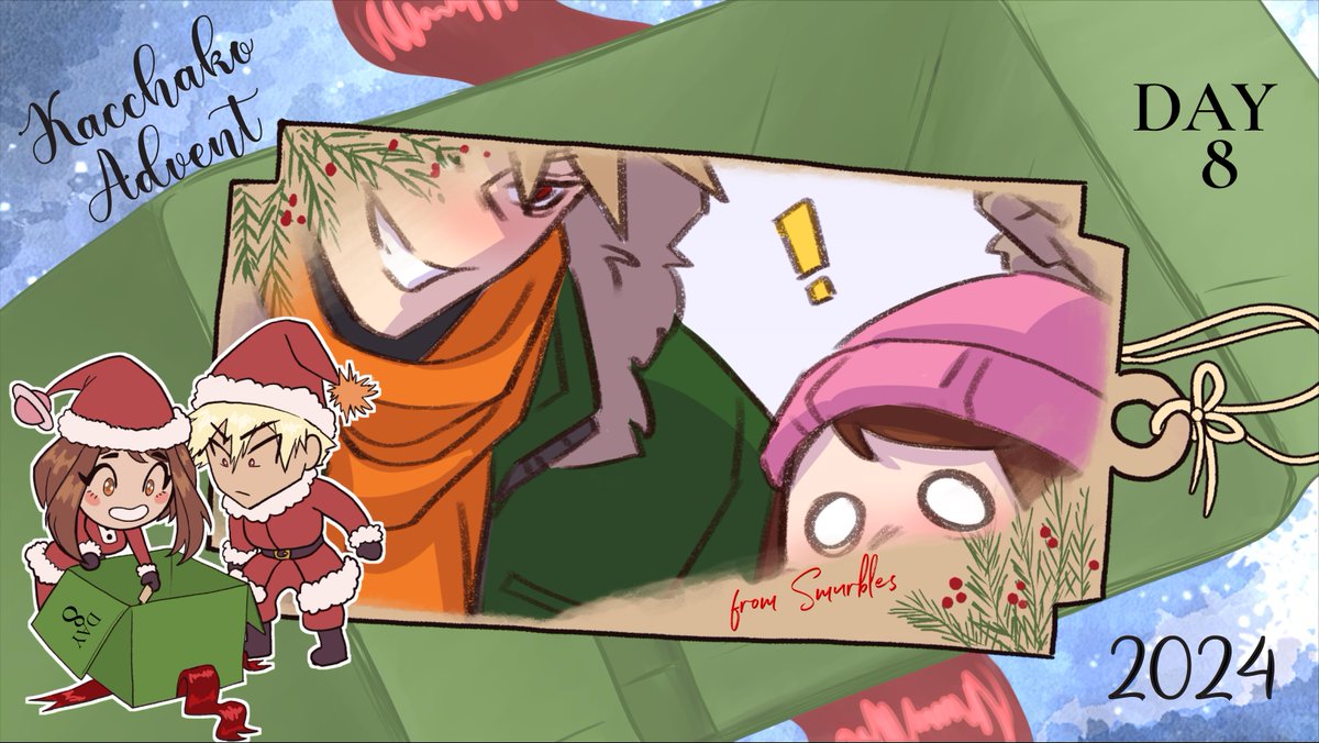 🎄2024 Advent Day 8🎁 
We're s-mitten with this piece by <a href="/SmurblesXx/">Smurbles.bsky.social</a> and we think you will be too!

archiveofourown.org/works/60846232