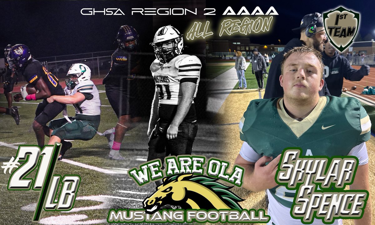 <a href="/Spence21Skylar/">Skylar Spence</a> 1st Team All Reigon Linebacker #OlaFootball