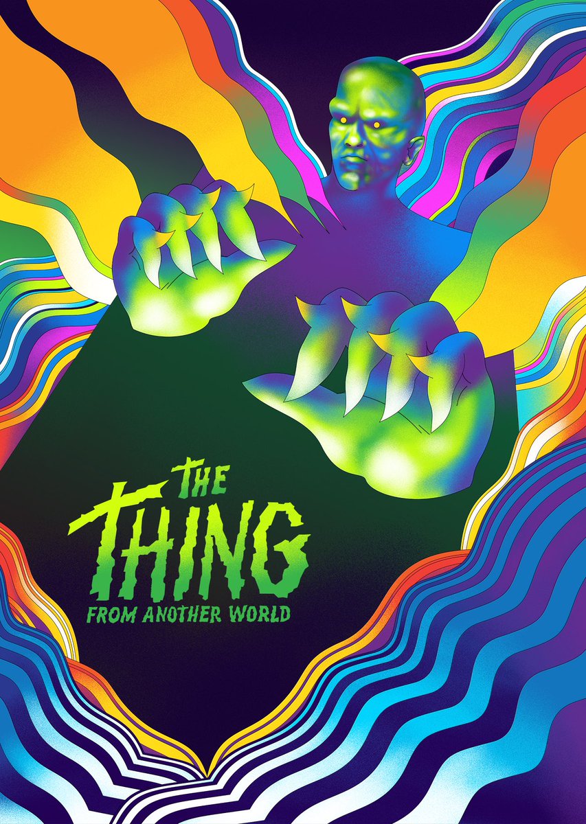 scott_balmer's tweet photo. Day 8 of #TerrorTwos!

Featuring 31 artists showcasing their amazing posters throughout December with a charity sale in January 

I’ve gone with The Thing From Another World where an intergalactic carrot terrorises a science expedition in the arctic 

#MerryAxemas @TerrorTwos https://t.co/TNME9Vu6r2