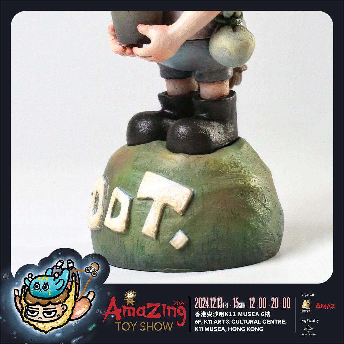 ideeproductions's tweet photo. 香港Amazing Toy Show 2024玩具展第一屆
參展單位介紹

Booth No. B07: IDEE @ideeproductions

| 限定品介紹 |
c35 lab x Dot. <The Magic World> 
· Artwork by Hidy @hidy_dd
· Project production by C-35 LAB @c35lab.official

全球首發5體 Resin Statue
*抽選發售，每日固定配額。 https://t.co/JPvv1rMa28