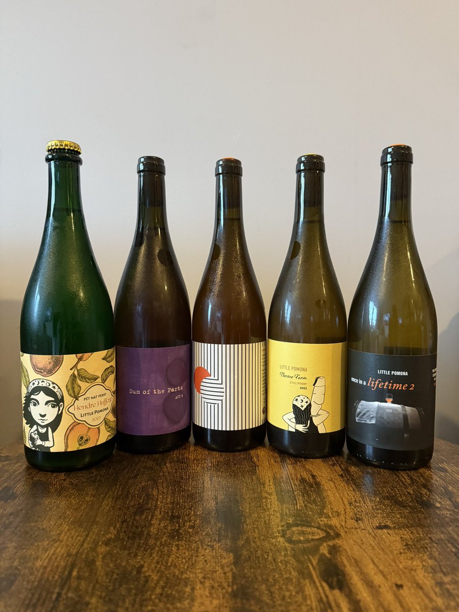 New arrivals from our good friends at <a href="/LittlePomona/">Little Pomona Cider</a> 🤩