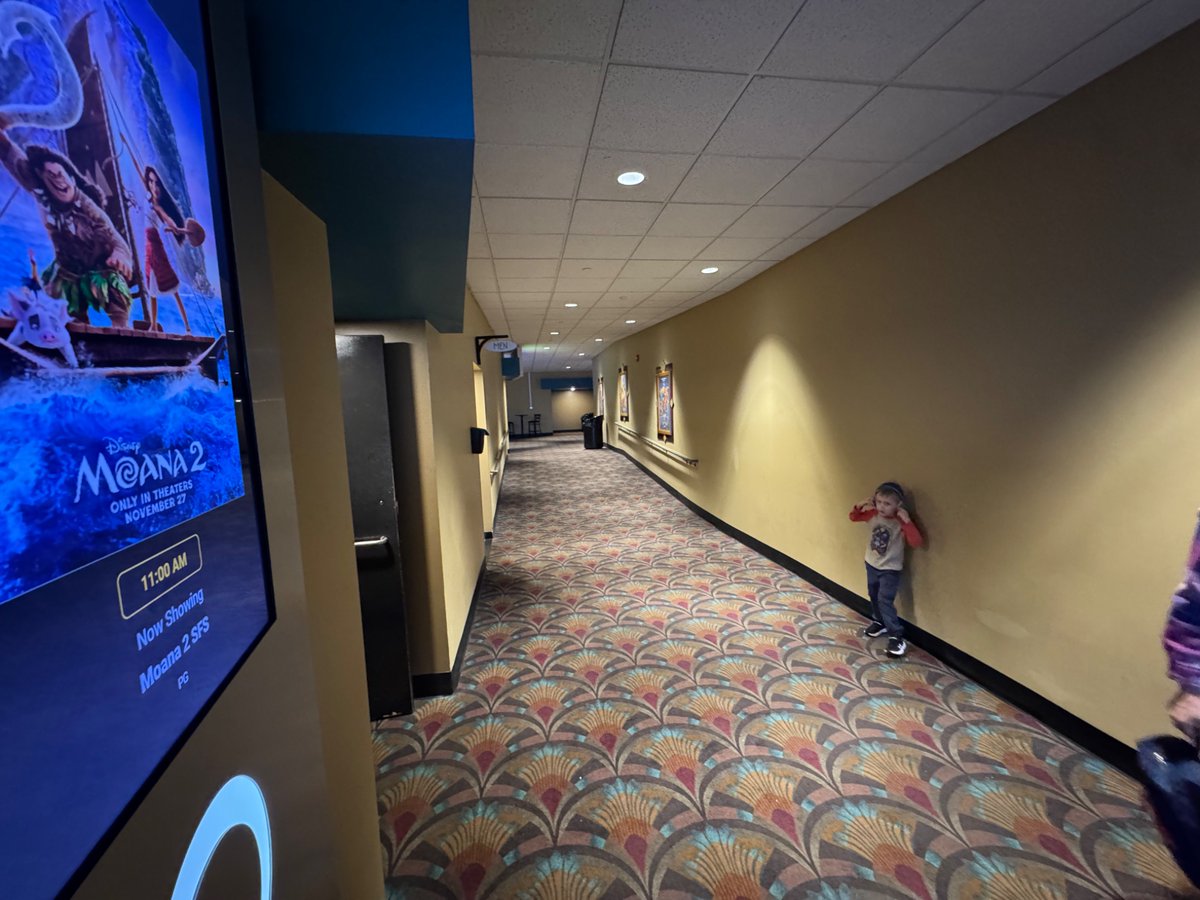 alexcash's tweet photo. @bbtheatres there’s nothing sensory friendly about 82db. My child doesn’t even want to get close to the door. https://t.co/w2Pyp1k27L
