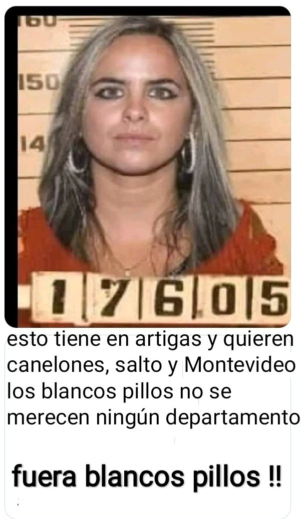 delatejauy's tweet photo. @gbianchi404 FUERA BLANCOS PILLOS DE LAS INTENDENCIAS !!! https://t.co/nOFAIpGjWx