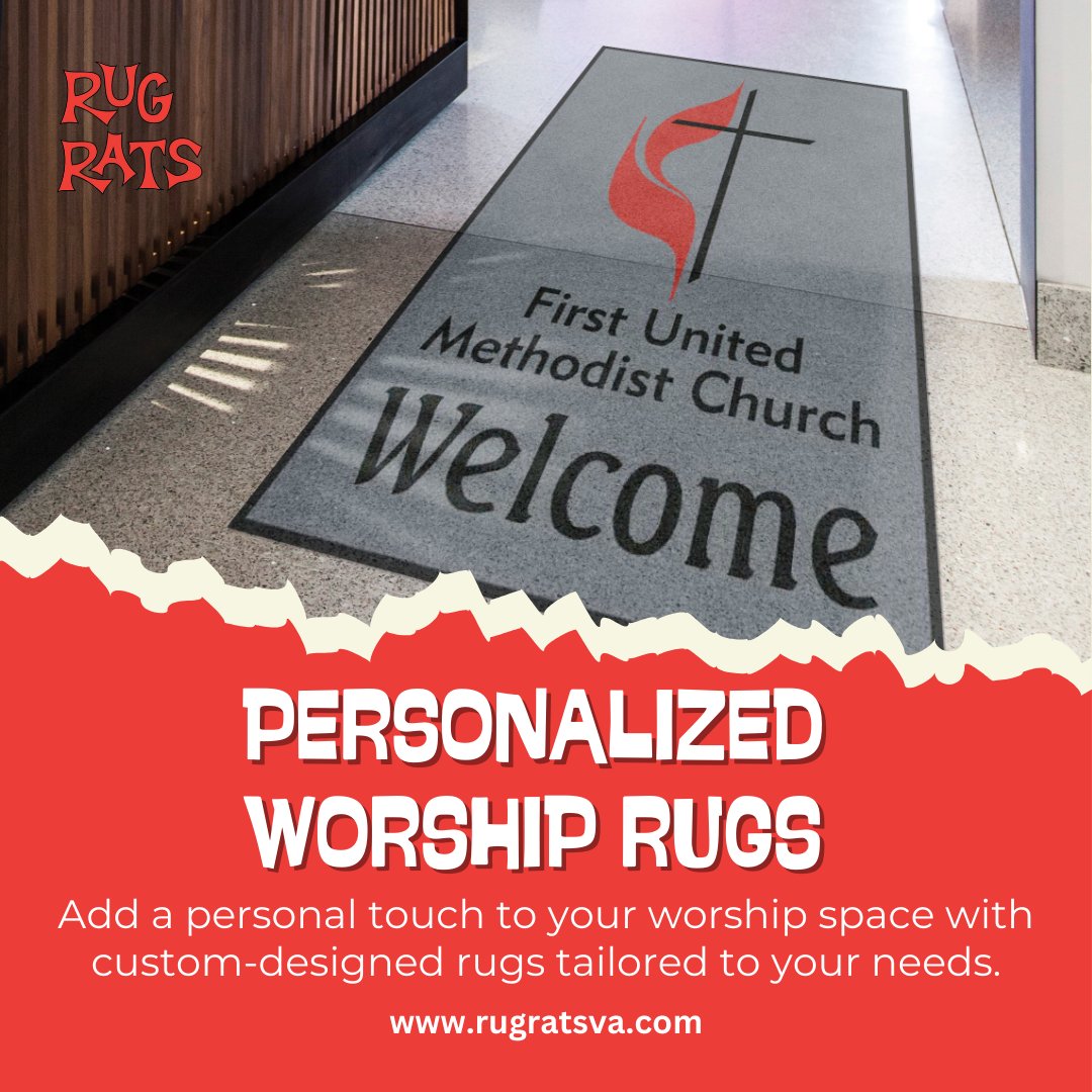 RugRatsInc's tweet image. Welcome your congregation in style with custom church logo rugs! Showcase your faith and community spirit with a design that makes every entrance memorable. Durable, elegant, and meaningful.
   Discover more:  rugratsva.com/logo-rugs-chur…
#ChurchLogo #FaithAndDesign #CustomRugs…