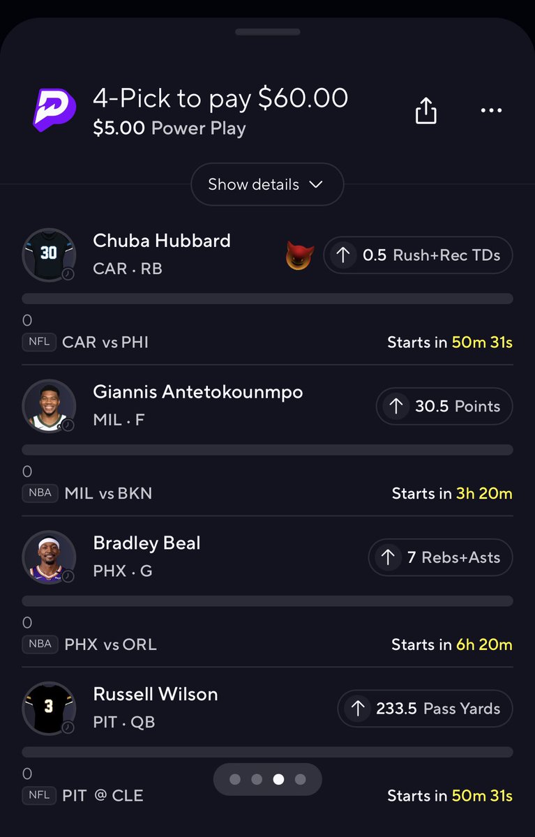 Dontgreenout's tweet photo. Todays NFL Slips 🚀 🚀 https://t.co/LuOXMzmGND