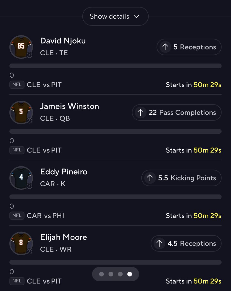 Dontgreenout's tweet photo. Todays NFL Slips 🚀 🚀 https://t.co/LuOXMzmGND