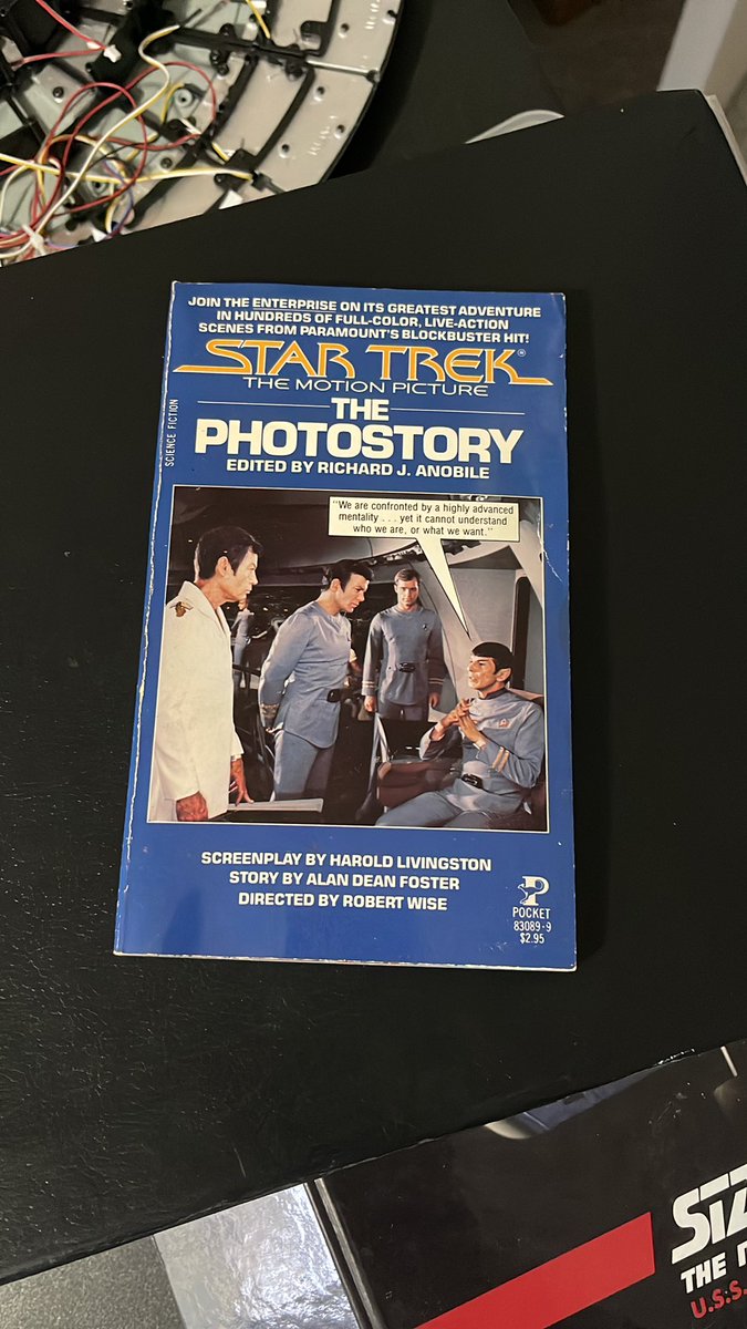 rholmes0520's tweet photo. The all Star Trek the Motion Picture weekend continues in its 45th anniversary! First up today is the Photostory book to the Motion Picture! Man, I loved these things as a kid… #StarTrek #STTMP #book https://t.co/blIvxtWgJM