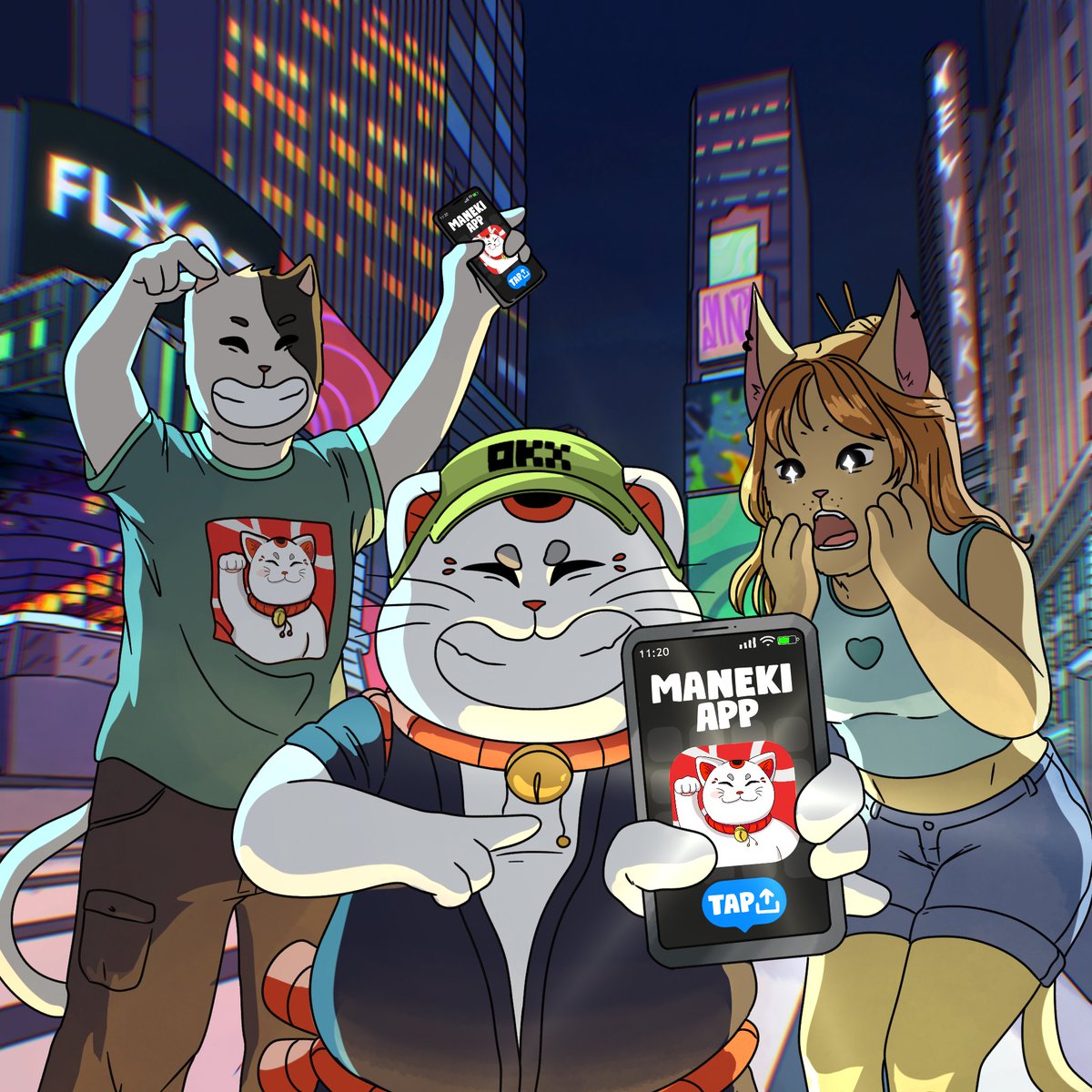 UnrevealedXYZ's tweet photo. MANEKI App is officially here.

access the latest updates, complete daily tasks, and earn $MANEKI.

join now: https://t.co/mlCrChnAof.

seamlessly integrated with OKX @wallet and powered by @flooz_xyz.