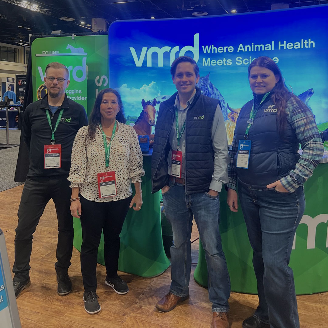 VMRD_Inc's tweet photo. We are set up and ready! The show is open. Come find us at booth 1776. 
#VMRD #AAEP #equinehealth #horsehealth #equinepractice https://t.co/UDRQn7KD1s