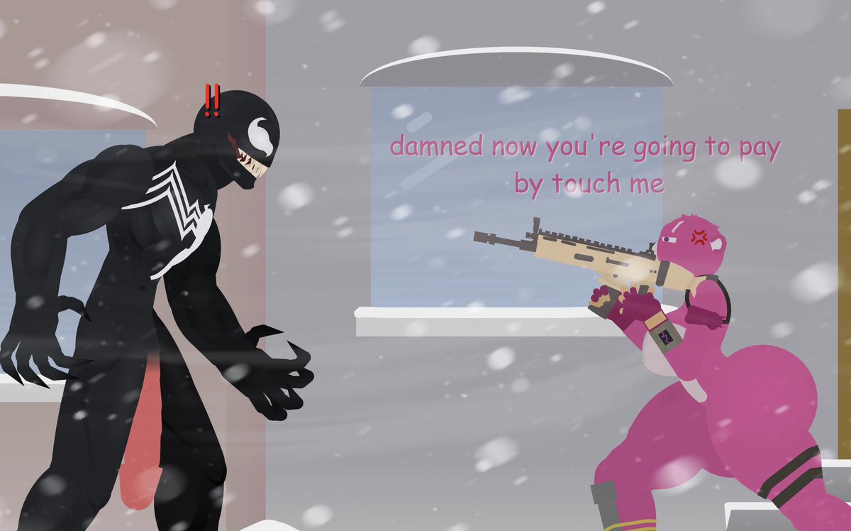 Random_noseque0's tweet photo. A mini comic why not😼?
#Fortnite #Venom #Pinkbear https://t.co/MIvQVBhjKn