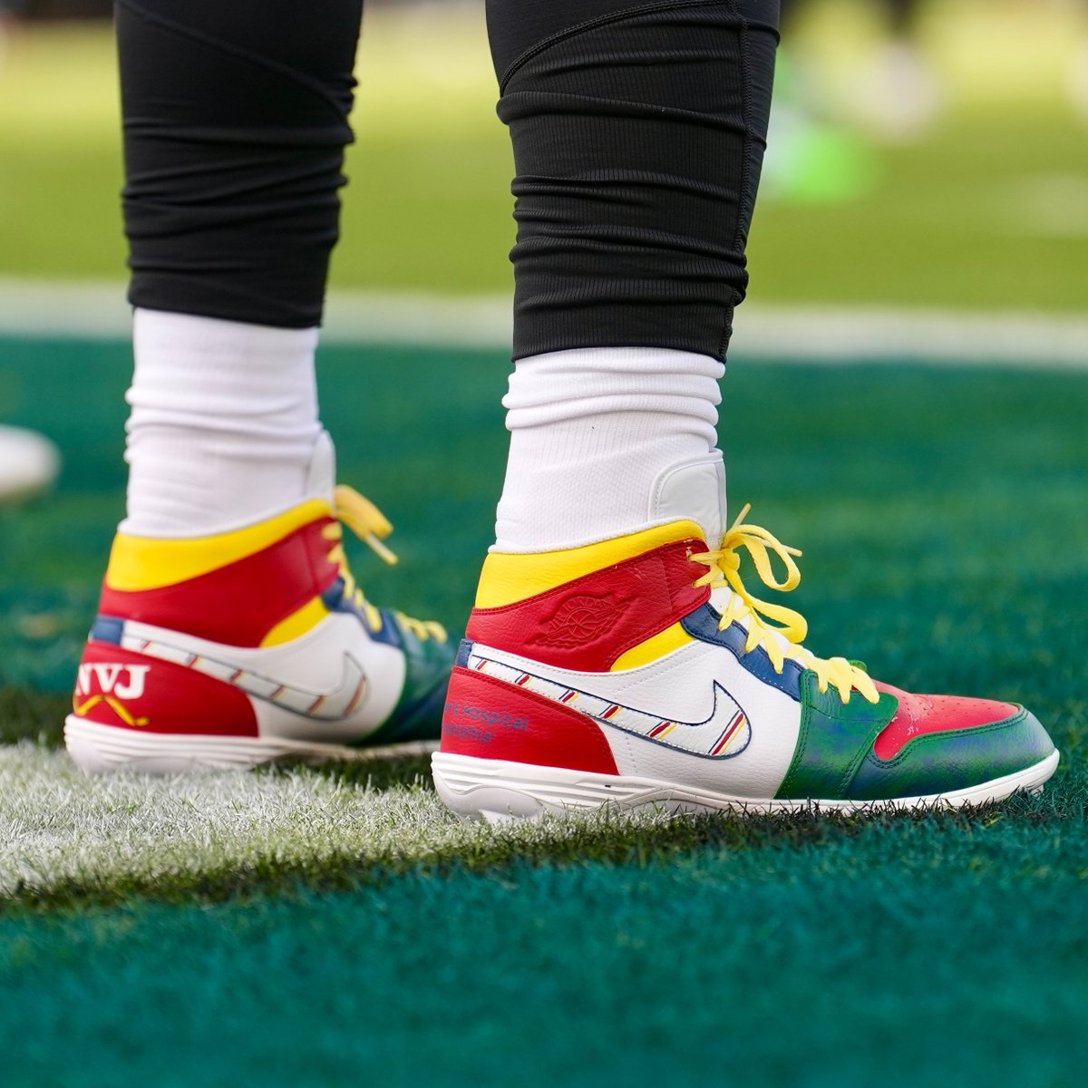 NFL's tweet photo. These are incredible 🥹

@JalenHurts | #MyCauseMyCleats https://t.co/zyMr1KaB4k