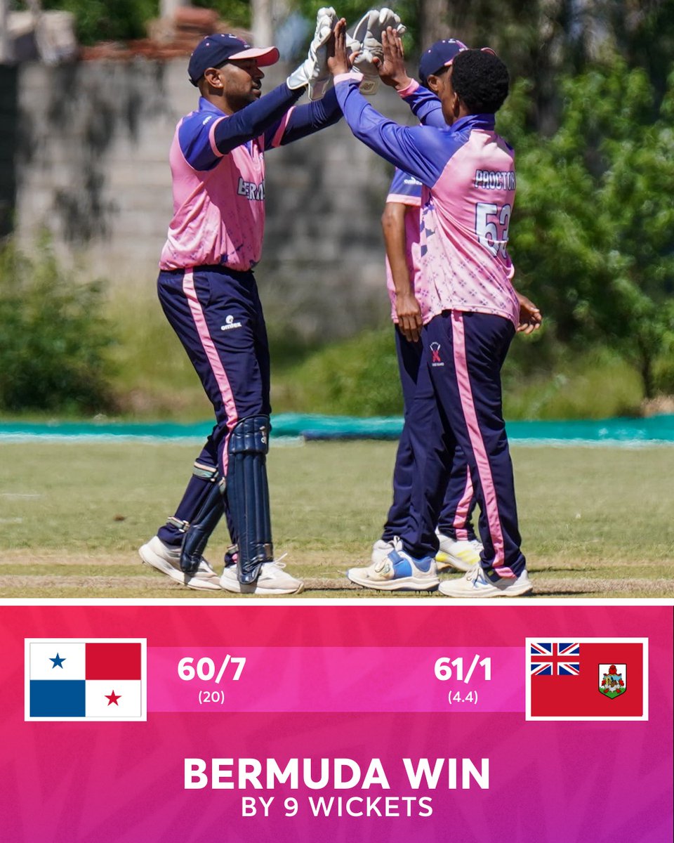 <a href="/ICC/">ICC</a> MT20 WC Americas SRQ.
Day 3 is underway with big wins for Bahamas and Bermuda! More games coming up...stay tuned!