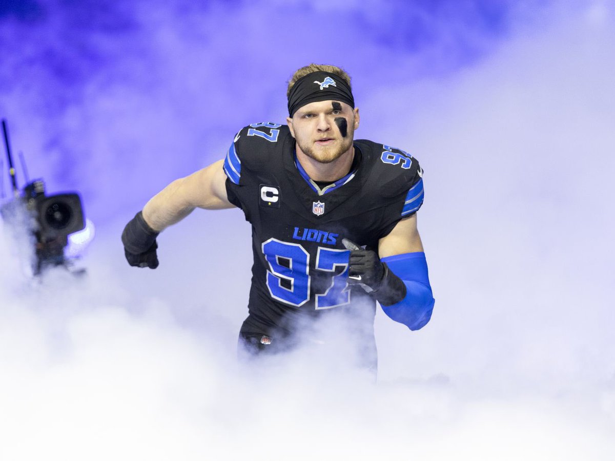 the_det_times's tweet photo. BREAKING 🚨: Aidan Hutchinson can possibly return for the NFC CHAMPIONSHIP GAME, per @MySportsUpdate 

#OnePride https://t.co/rCqL6B5MsV